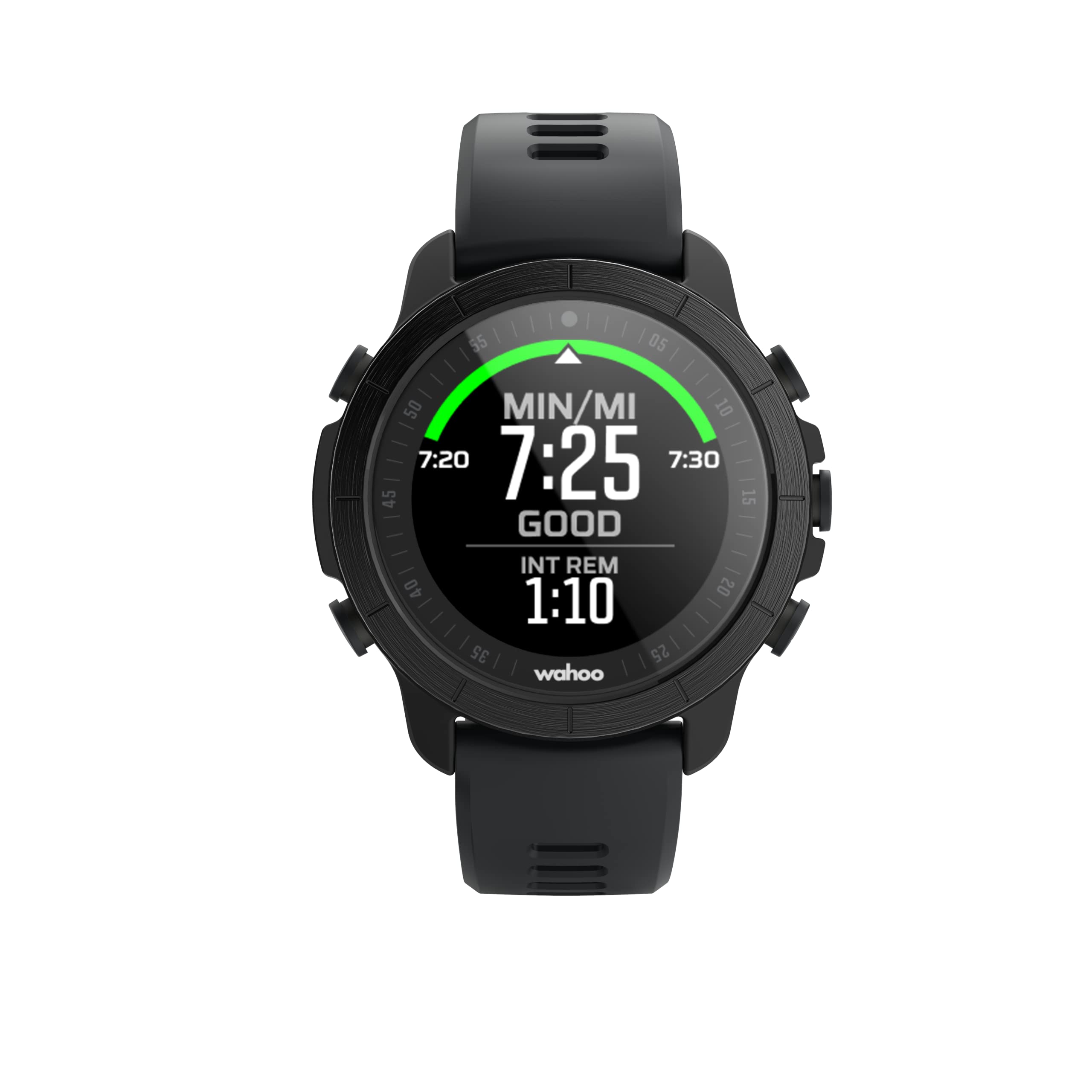 Wahoo ELEMNT Rival Charcoal Grey GPS Smartwatch for Running and Multisport - Advanced Fitness Tracker and Smart Technology